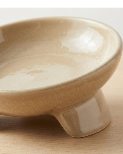 Acorng Ceramic Cat Bowl Oat 10 oz Tilted Stand