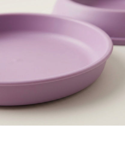 Acorng Kitten Shallow Bowl Pair Lilac 6 oz