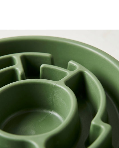 Acorng Slow Feeder Dog Bowl Fern Green 2 Cup