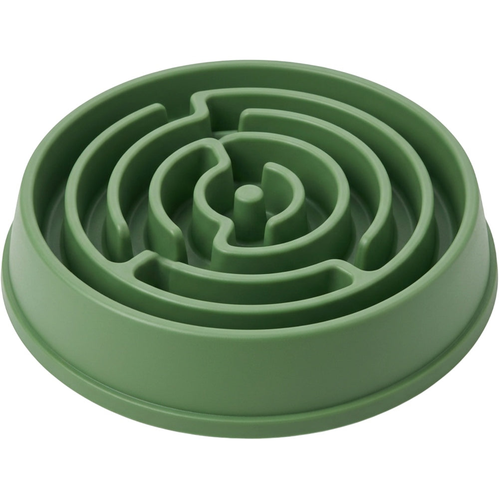 Acorng Slow Feeder Dog Bowl Fern Green 2 Cup