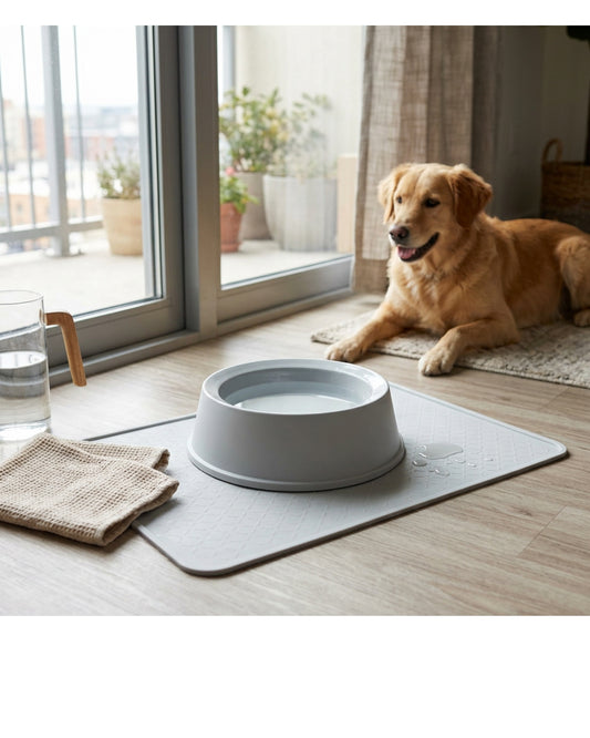 Acorng Wide Base Water Bowl Cloud 40 oz Splash Rim